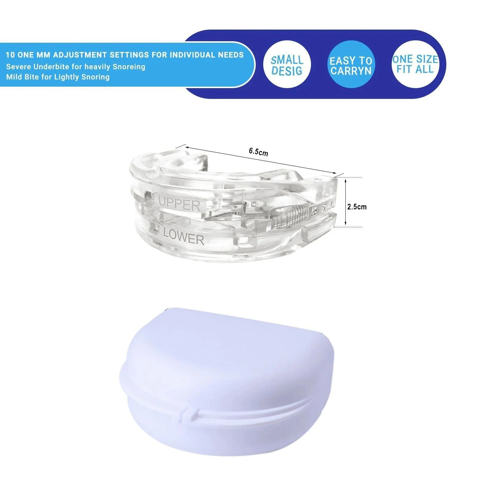 Adjustable Mouthpiece  Anti-Snoring Mouth Guard
